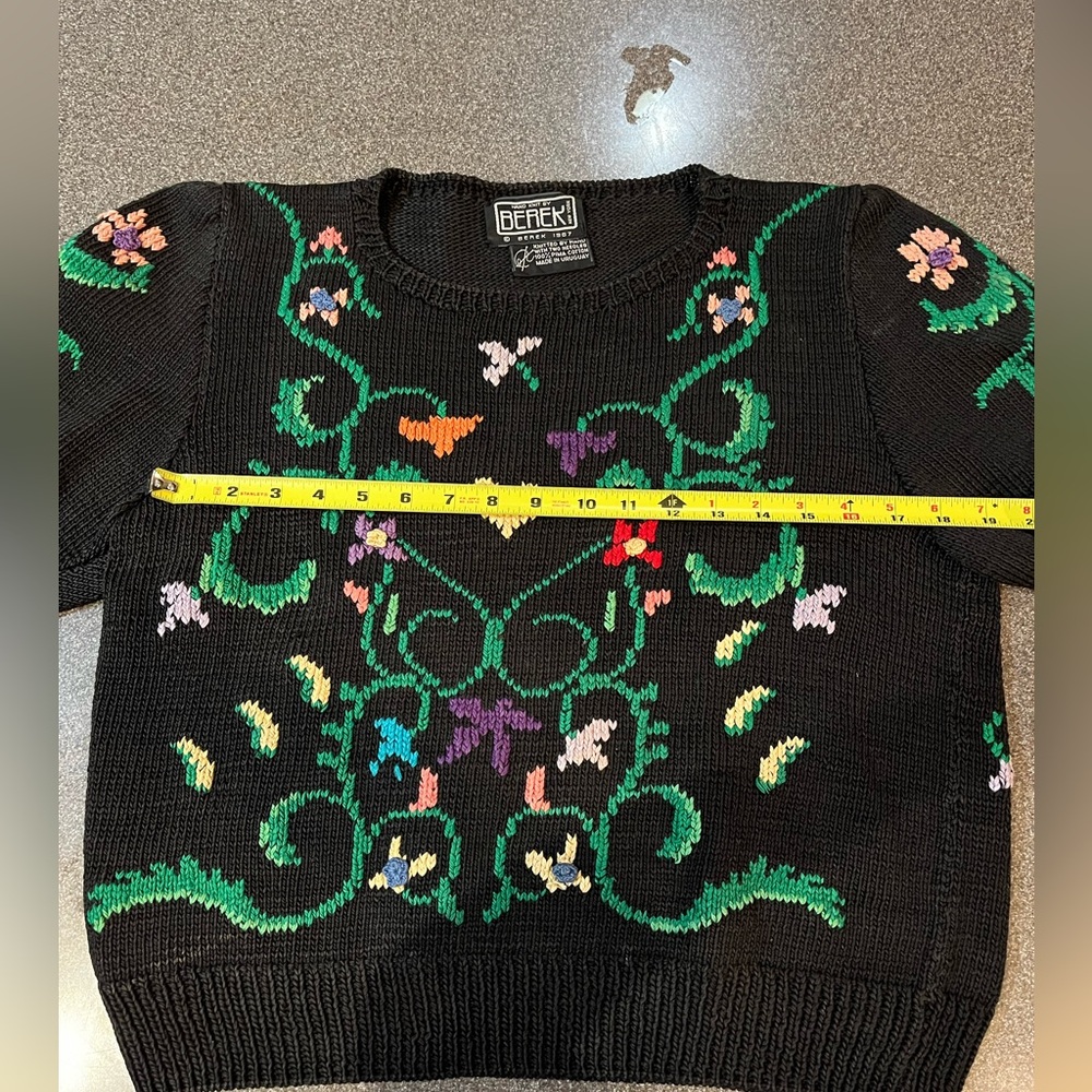 Ladies Handknit Berek spring sweater, small - Picture 10 of 11